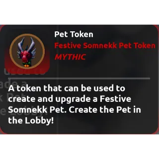 Festive Somnekk (Dungeon Heroes) (Read Description)