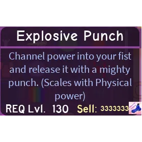 Other | Explosive Punch DQ