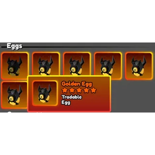 6 X Golden Egg World Zero
