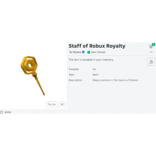 Account with Staff of R Royalty (Picture)