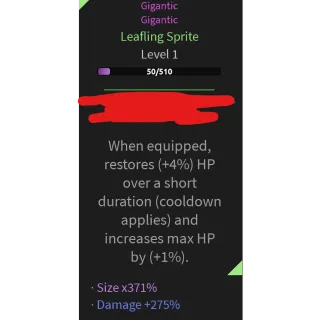 Lootify Roblox Pet (Leafling Sprite) (Double Gigantic)