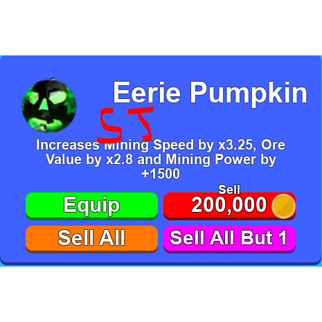 Other Eerie Pumpkin Ms In Game Items Gameflip - eerie font roblox