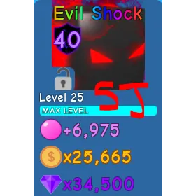 Pet Evil Shock Bgs In Game Items Gameflip - evil blue roblox