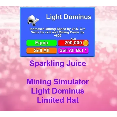 Other Light Dominus Ms Limited In Game Items Gameflip - roblox dungeon quest mage weapons you get robux