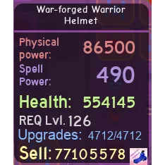 Other | War-forged Warrior Helm