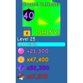 Other Shiny Crystal Defender In Game Items Gameflip