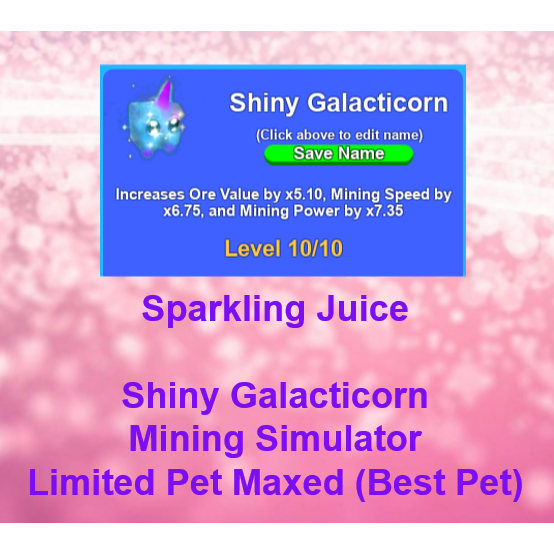 Other Shiny Galacticorn Ms In Game Items Gameflip