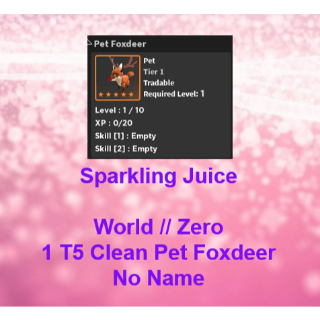 Other World Zero Foxdeer In Game Items Gameflip
