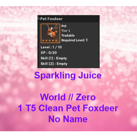Other World Zero Foxdeer In Game Items Gameflip - roblox world zero pictures