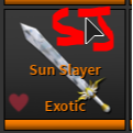 Other Sun Slayer Assassin In Game Items Gameflip - roblox assassin 2018 easter event knives