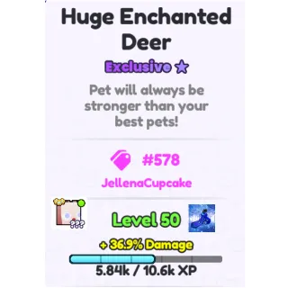 Huge Enchanted Deer #578