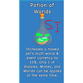 Potion | Potion of Worlds BGS - Game Items - Gameflip