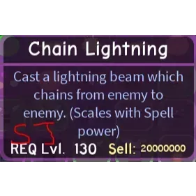Other | Chain Lightning DQ 