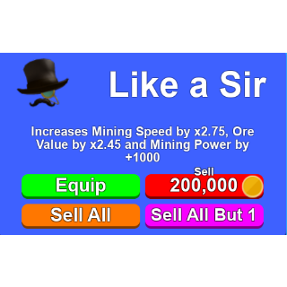 Other Like A Sir Hat Ms In Game Items Gameflip
