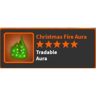 Christmas Fire Aura
