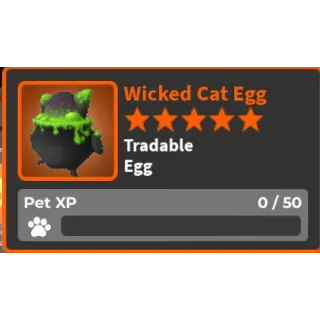 Wicked Cat Egg