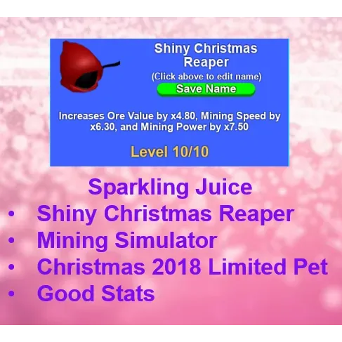 Other Shiny Xmas Reaper Ms In Game Items Gameflip