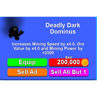 Other 3 Deadly Dark Dominus In Game Items Gameflip - blue dominus roblox name