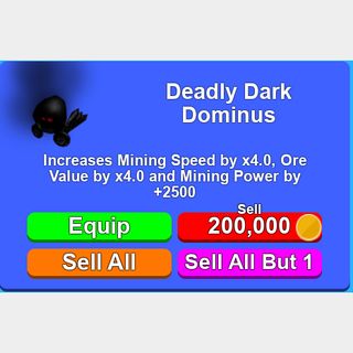 Other 3 Deadly Dark Dominus In Game Items Gameflip - dominus codigo roblox