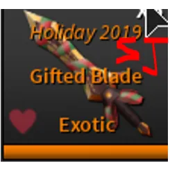 Other Gifted Blade Assassin In Game Items Gameflip - assassin roblox christmas 2018