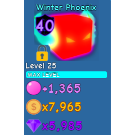 Other Winter Phoenix Bgs In Game Items Gameflip - roblox bubble gum simulator winter phoenix