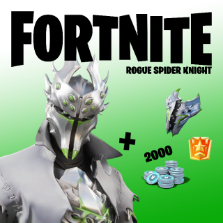 Fortnite Rogue Spider Knight Bundle 2000 V Bucks Xbox One