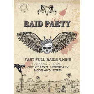 full raid runs, skipping stage 4