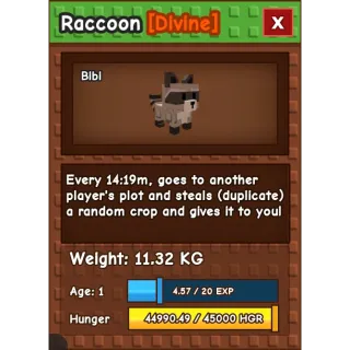 COLOSSAL RACCOON 113KG MAX