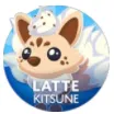 Latte Kitsune