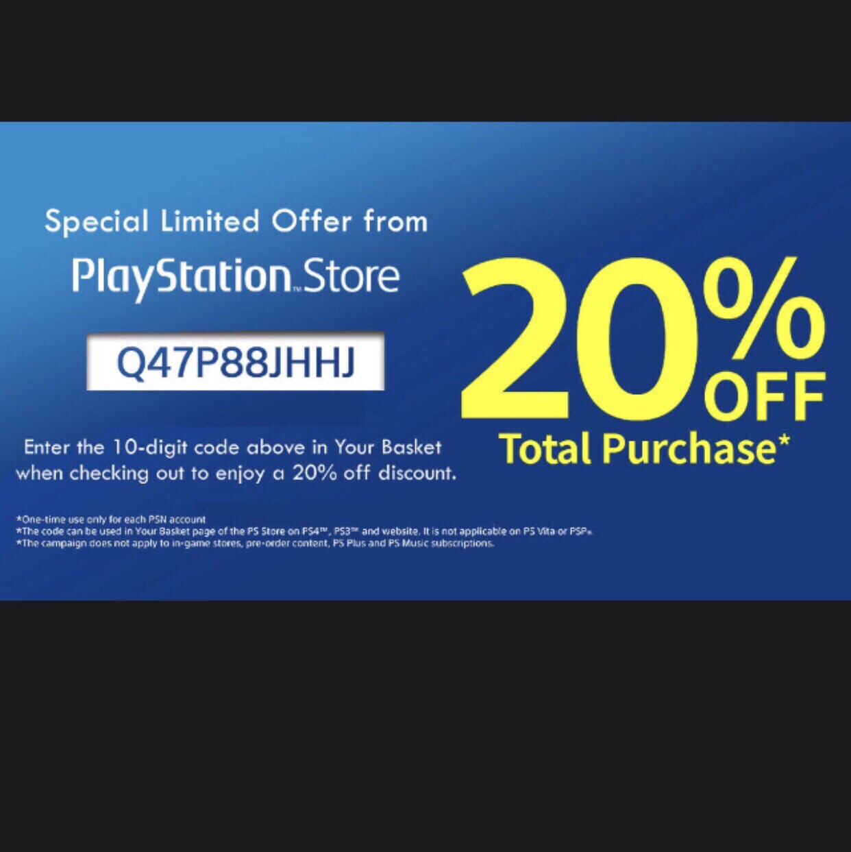 discount coupons for ps4 games