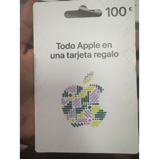 €100.00 EUR Apple
