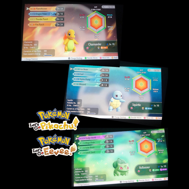 Squirtle Shiny First Gen Starter Pack In Game Items