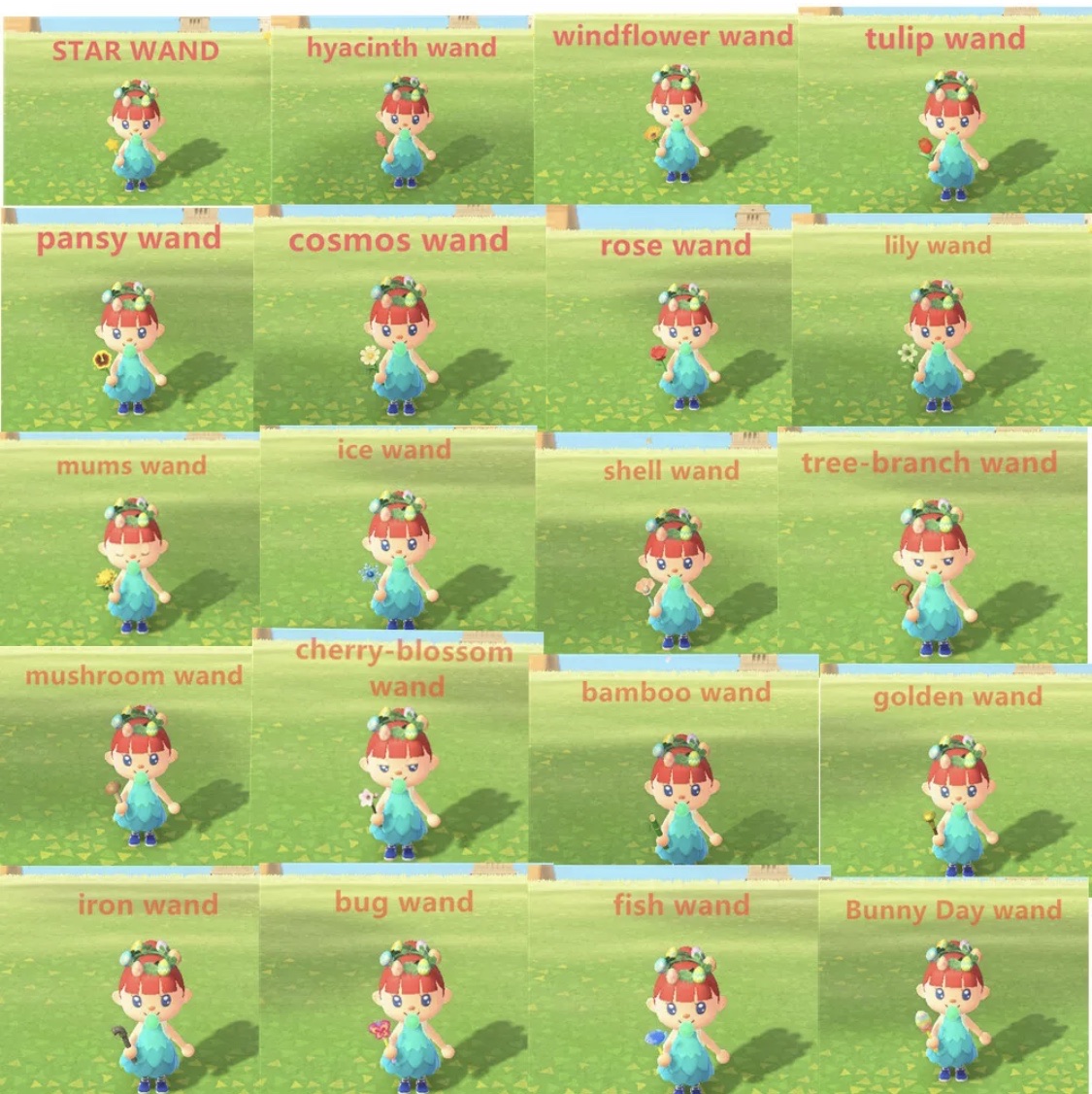 Animal Crossing New Horizons ALL 20 WANDS Game Items Gameflip