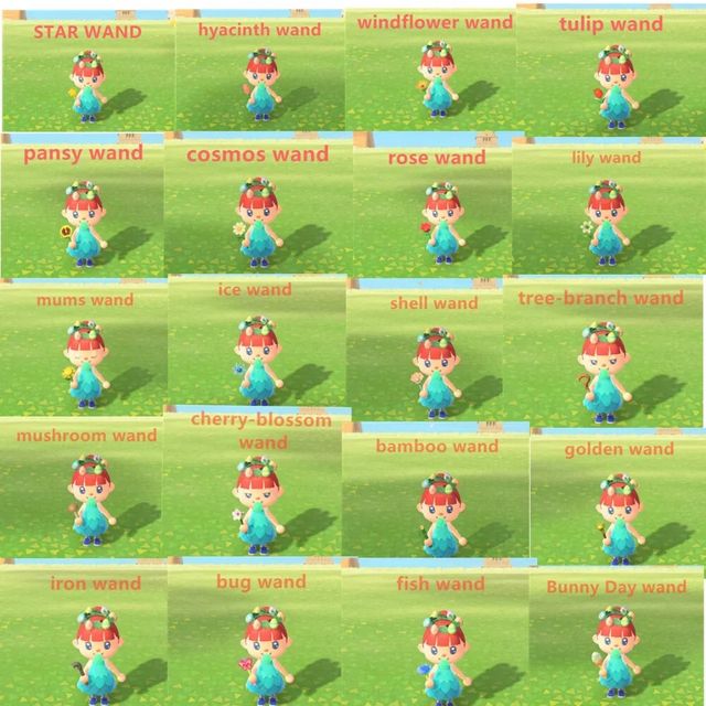 Animal Crossing New Horizons ALL 20 WANDS Game Items Gameflip
