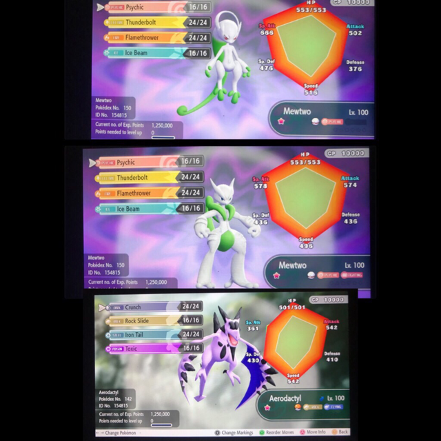 Mewtwo  Shiny Mewtwo n Mew Bundle - Game Items - Gameflip