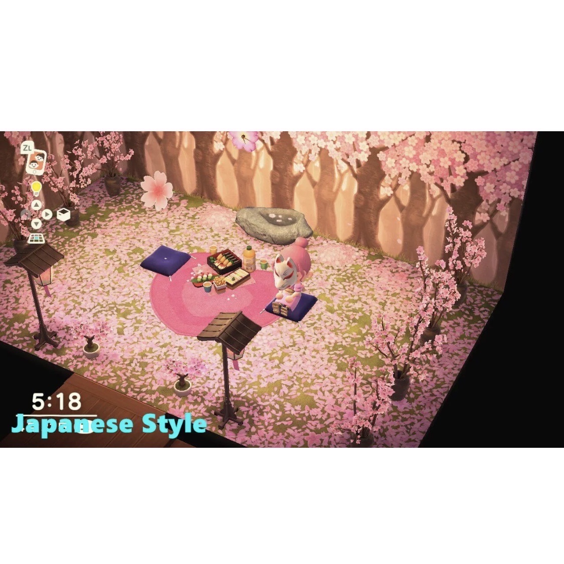 Animal Crossing All 25 Sakura Furnitures Set Japanese Style Cherry