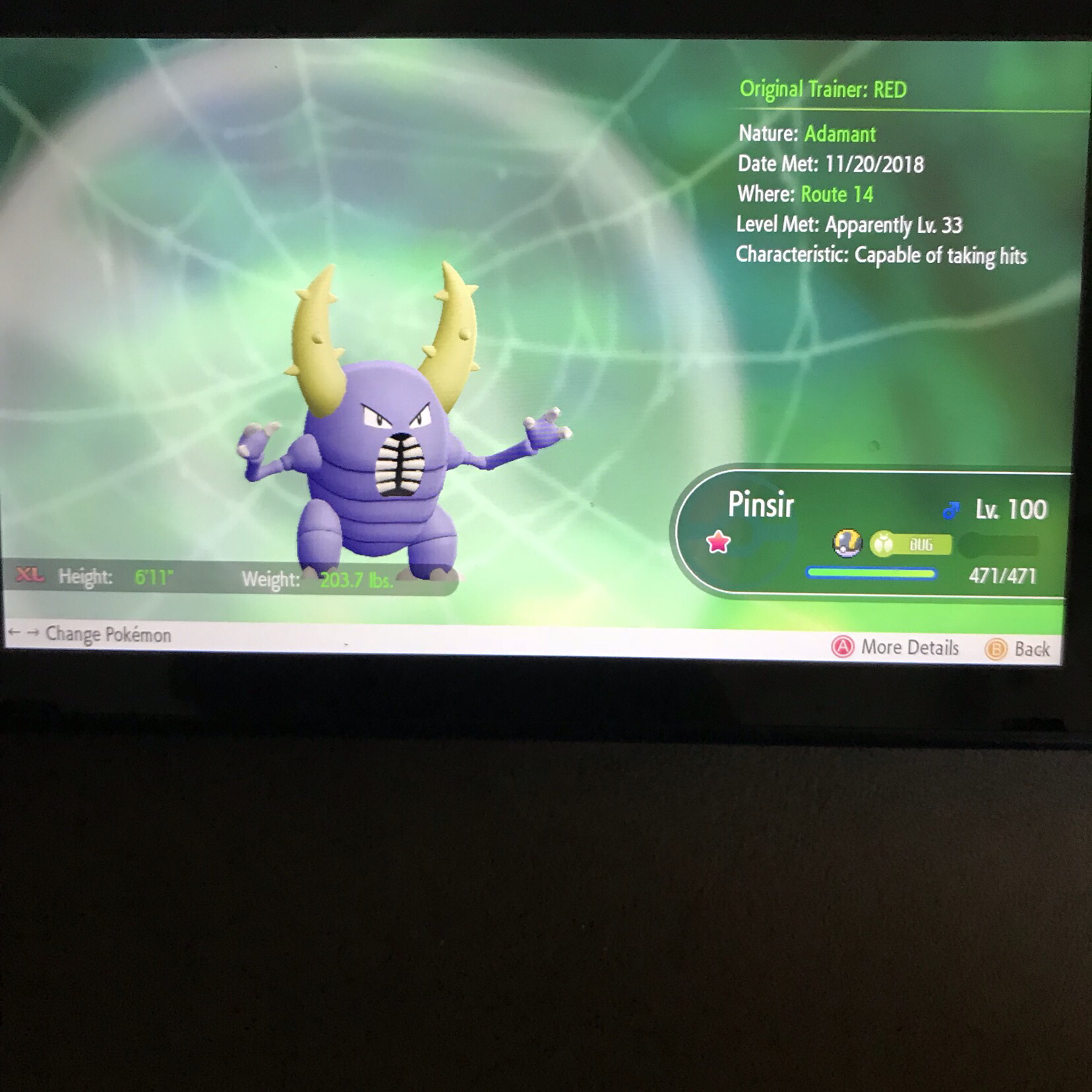 Pinsir Shiny Pinsir In Game Items Gameflip