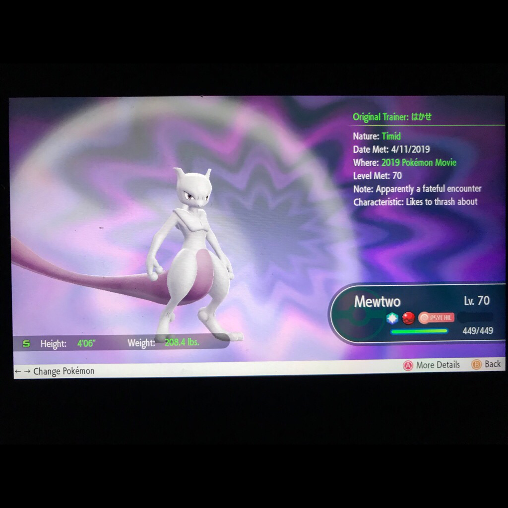 Mewtwo Special Event Mewtwo In Game Items Gameflip - 