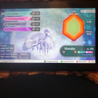 Shiny Ninetales Alola 3Moveset CP under 1500 - PVP Great League