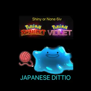 Pokemon | Japanese shiny ditto 6iv