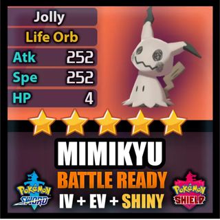 Mimikyu  SHINY BATTLE READY - Game Items - Gameflip