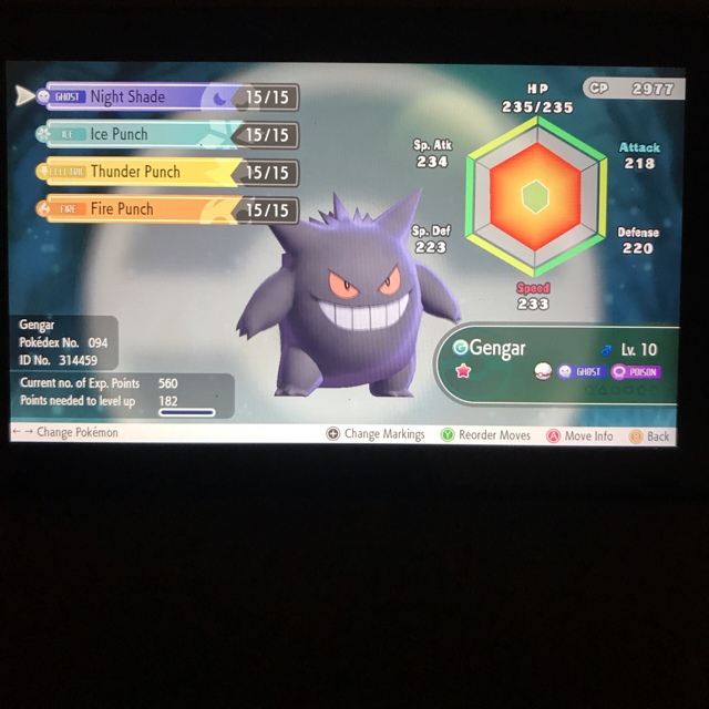 Gengar Shiny Gengar In Game Items Gameflip