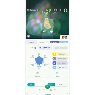 Shiny Dragonite（6IV Battle build） – Great for Pokemon Champions - FAST DELIVERY