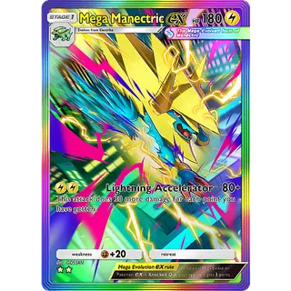 [ENG/CHT/JP]2 Stars Mega Manectric ex Full Art/Rainbow Art ⭐⭐ Pokemon TCG Pocket