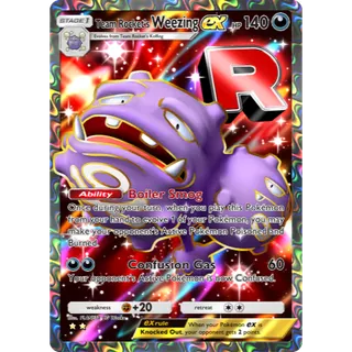 [All language] 2 Star Team Rockets Weezing ex Full Art  - B4a | POKEMON TCG POCKET