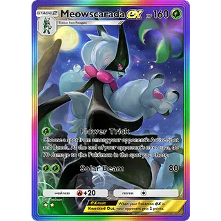 [ENG/CHT/JP]2 Stars Meowscarada ex Full Art/Rainbow Art ⭐⭐ Pokemon TCG Pocket