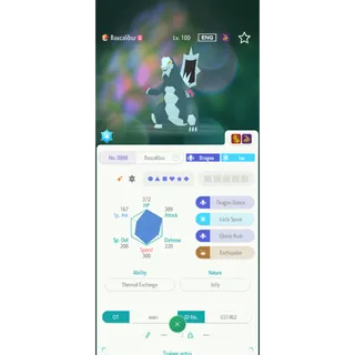 Shiny Baxcalibur（6IV Battle build） – Great for Pokemon Champions - FAST DELIVERY