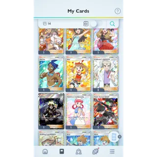 [ENG] [EN] [All English Cards] FA Professor Research Oak*2+FA May*1+FA Serena*1+FA Misty*1+FA PCL*1+ 5000+ Pack Houralass