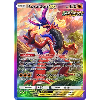 [ENG/JP/CHT/GER/FRA/SPA/POR/ITA/KR] 2 Star Koraidon Rainbow Art ⭐️⭐️ - B3a [All language] Pokemon TCG Pocket