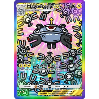 [ENG/CHT/JP]2 Stars Magnezone ex Full Art/Rainbow Art ⭐⭐ Pokemon TCG Pocket